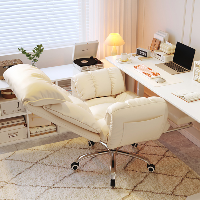 Home Office Chair - เก้าอี้เกมมิ่งปรับระดับความสูงได้ รองรับสรีระ หมุนได้ เหมาะสำหรับโฮมออฟฟิศและหอพัก
