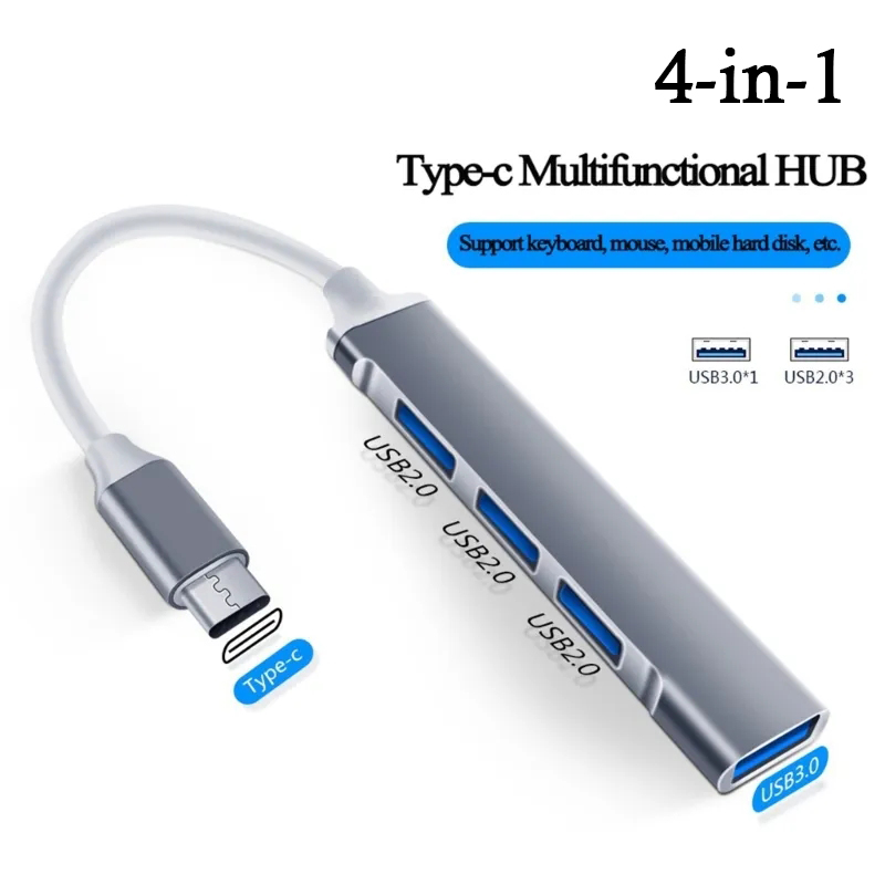 Home Office For Mac - 4-in-1 USB C HUB 3.0 ประเภท