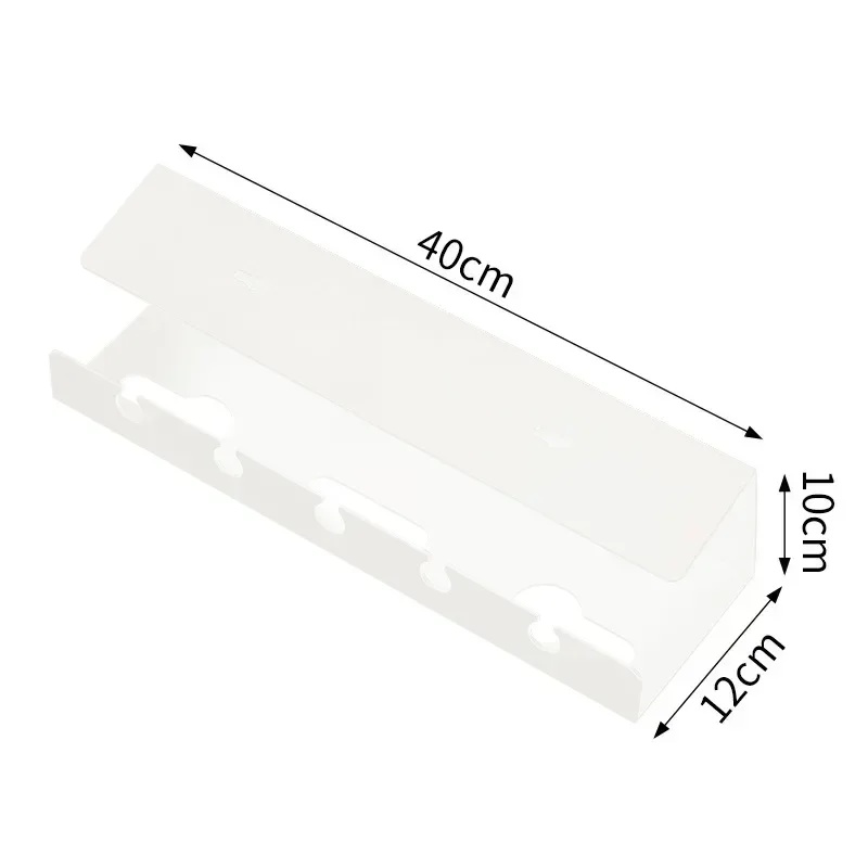 Power Strip Desk - รางเก็บสายไฟใต้โต๊ะแบบไม่ต้องเจาะ พร้อมที่หนีบ แข็งแรง ทนทาน จัดเก็บสายไฟและปลั๊กไฟได้กว้างขวาง