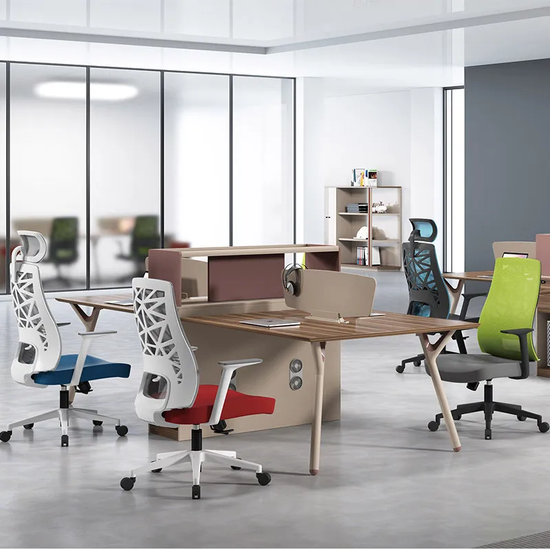 Home Office Design - เก้าอี้สำนักงานคอมพิวเตอร์ตามหลักสรีรศาสตร์ ดีไซน์พนักพิงโค้ง ปรับความสูงได้ หมุนได้ เหมาะสำหรับใช้ในบ้านและสำนักงาน นั่งสบาย