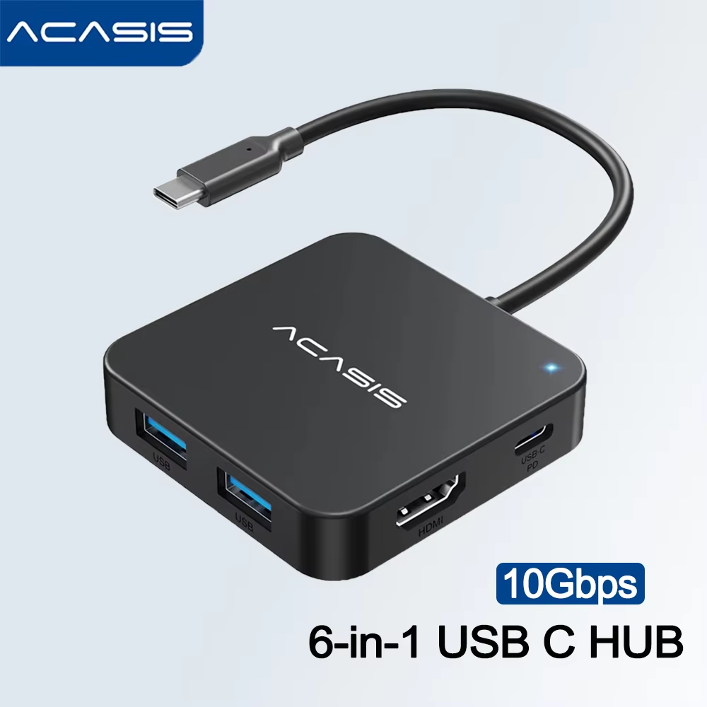 Home Office For Mac - ฮับ ACASIS USB C 6 in