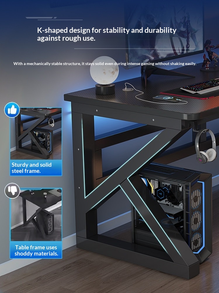 โต๊ะคอมพิวเตอร์ปรับระดับความสู - Home Office L Shaped Desk บทวิจารณ์และราคา