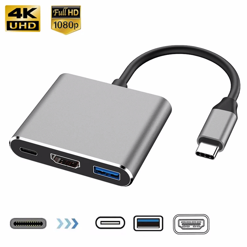 3 in 1 USB-C ฮับ USB ตัวผู้กับ - Home Office For Mac บทวิจารณ์และราคา