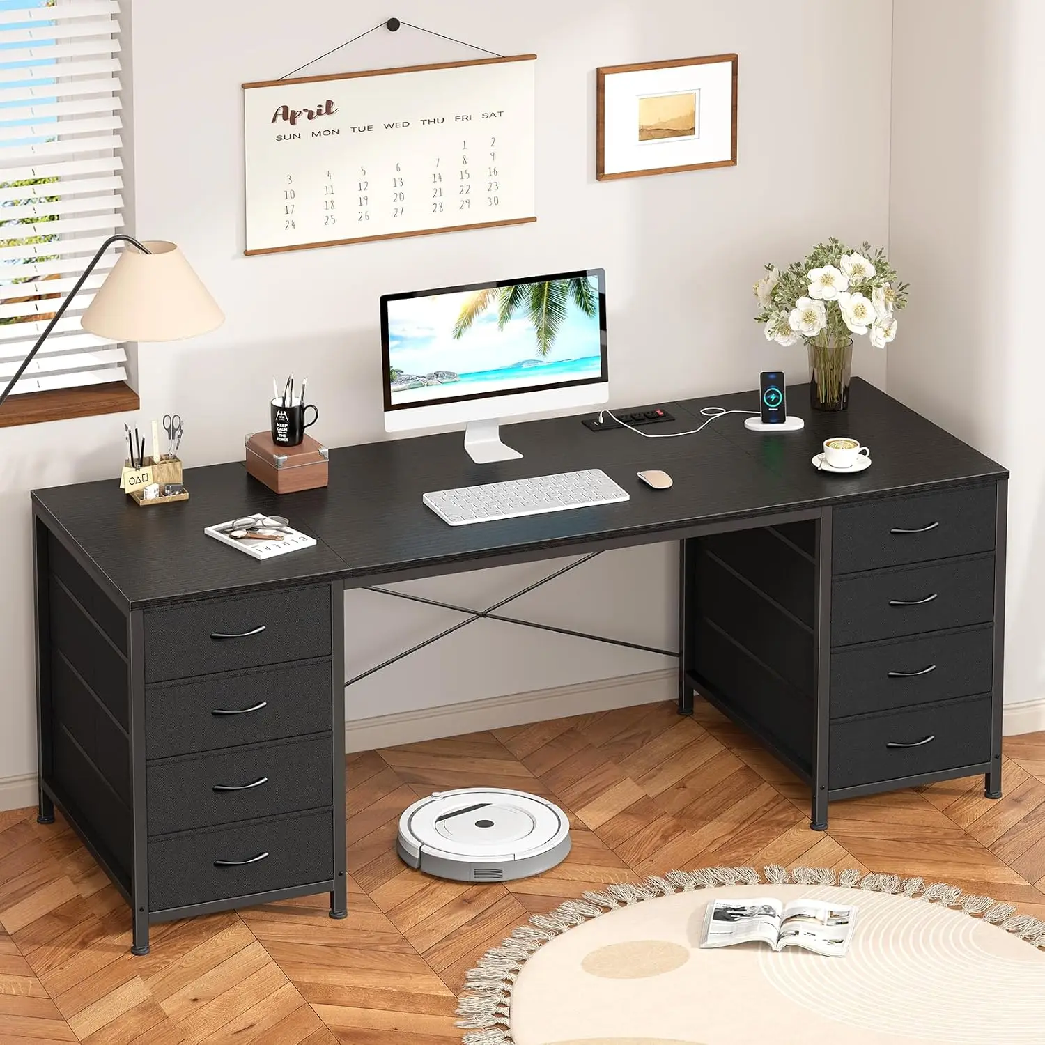โต๊ะคอมพิวเตอร์ขนาด 60 นิ้ว พร - Home Office L Shaped Desk บทวิจารณ์และราคา