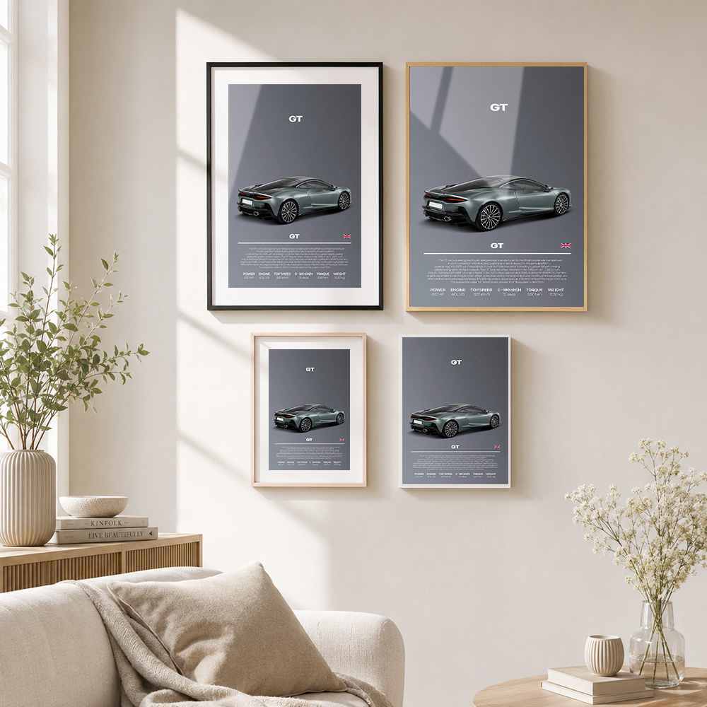 ภาพพิมพ์โลหะกรอบรูป GT Car จาก - Home Office United Kingdom บทวิจารณ์และราคา