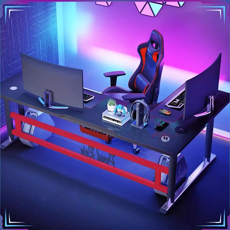 โต๊ะคอมพิวเตอร์สำหรับเล่นเกมพร - Home Office L Shaped Desk บทวิจารณ์และราคา