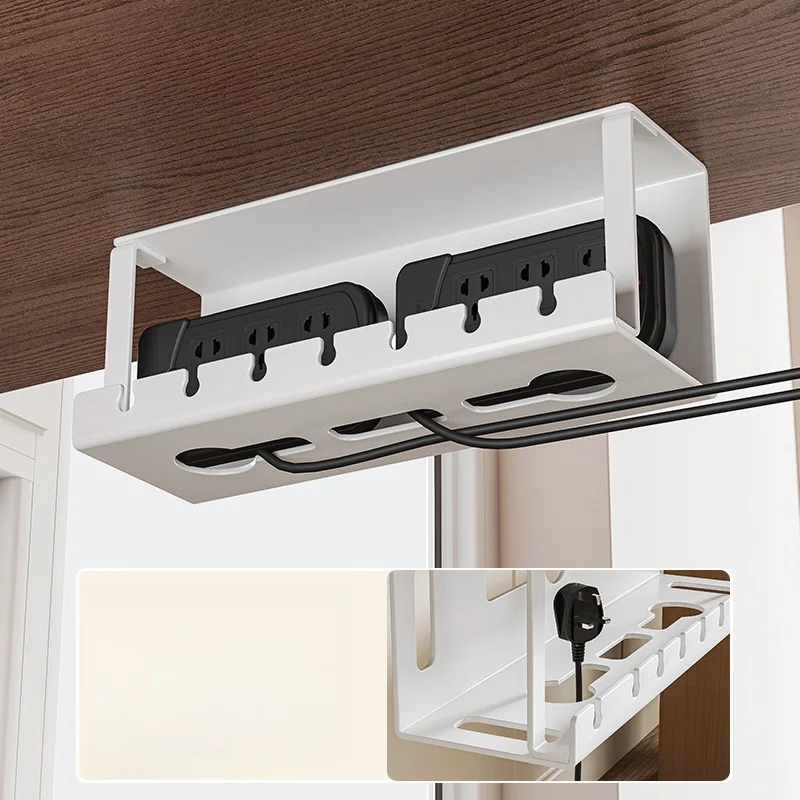 ใต้โต๊ะ การจัดการสายเคเบิล ถาด - Power Strip Desk บทวิจารณ์และราคา