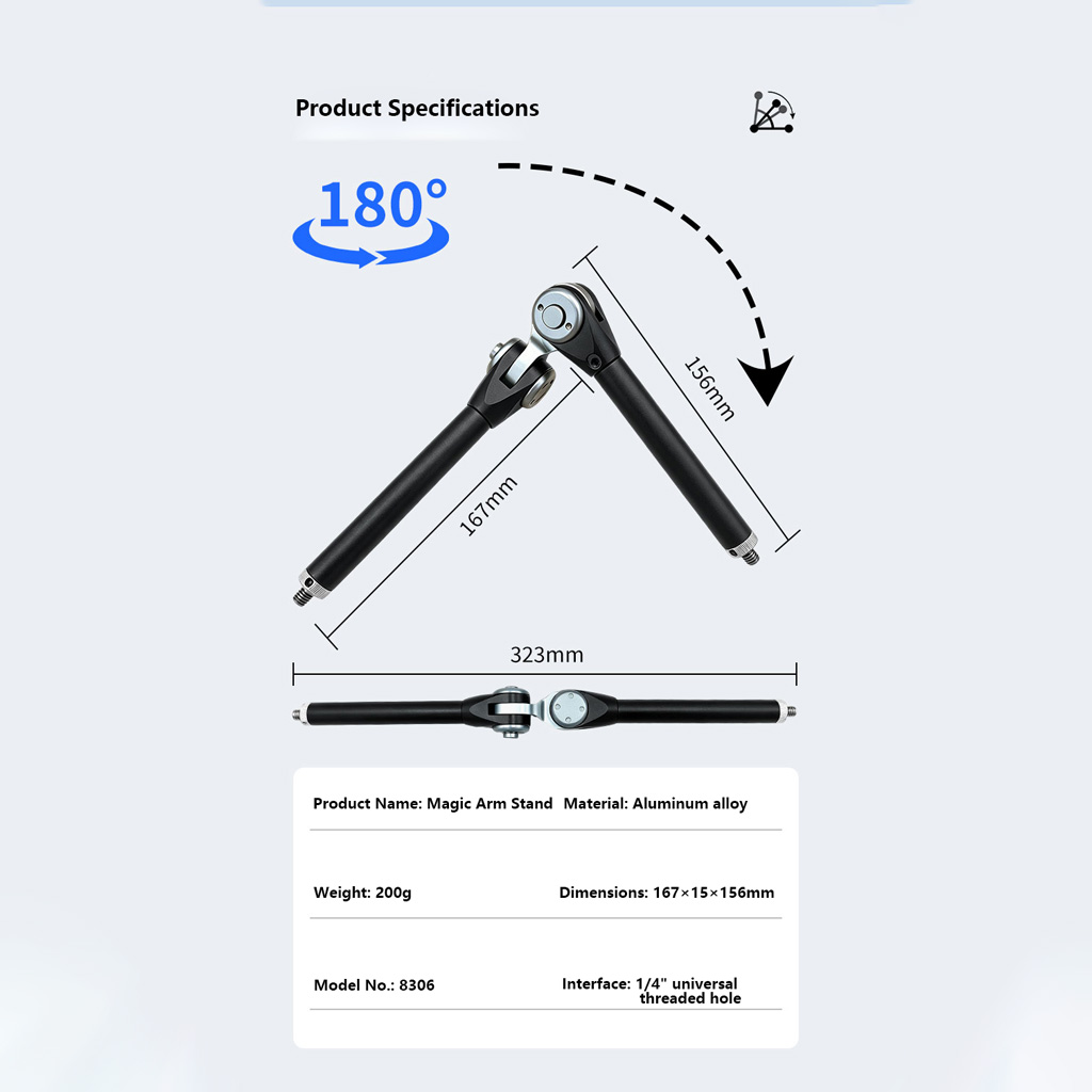 180 °   ขาตั้งแขนคู่แบบปรับได้ - Monitor Arm Dual บทวิจารณ์และราคา