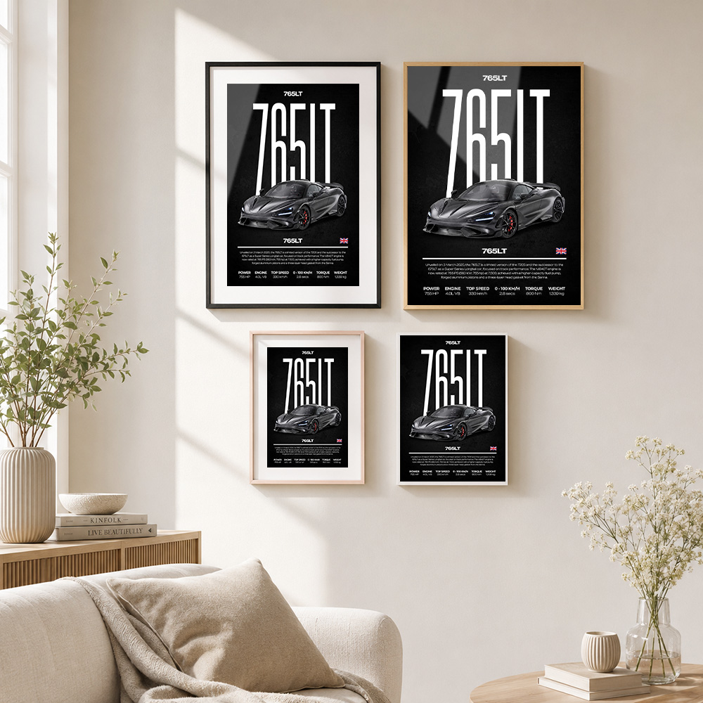 โปสเตอร์โลหะรถยนต์ 765LT จากสห - Home Office United Kingdom บทวิจารณ์และราคา