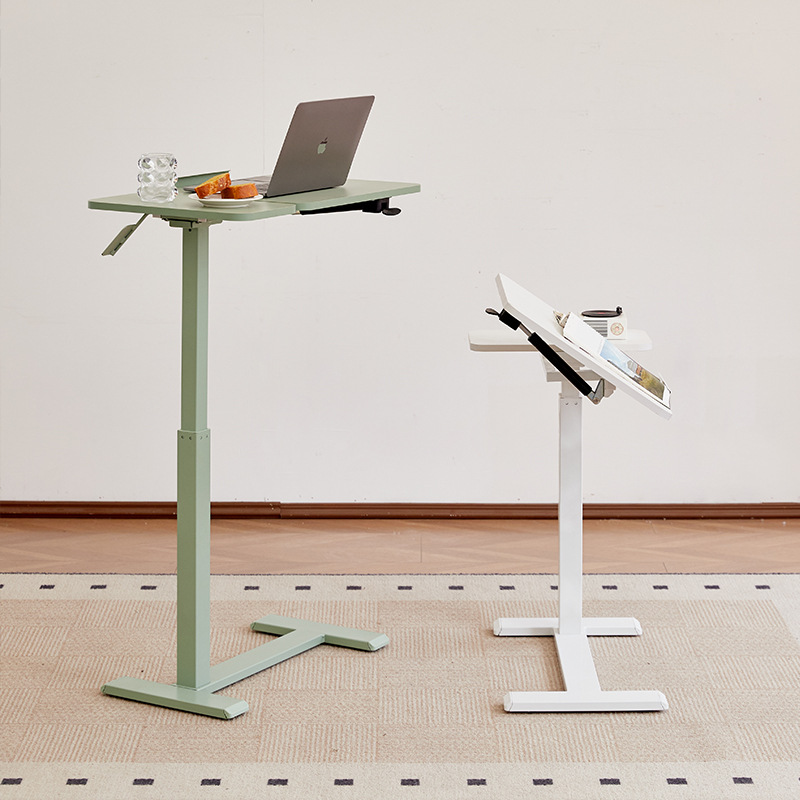 โต๊ะข้างเตียงปรับระดับความสูงไ - Home Office L Shaped Desk บทวิจารณ์และราคา