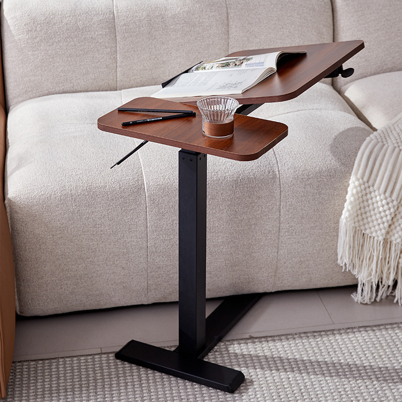โต๊ะข้างเตียงปรับระดับความสูงไ - Home Office L Shaped Desk บทวิจารณ์และราคา