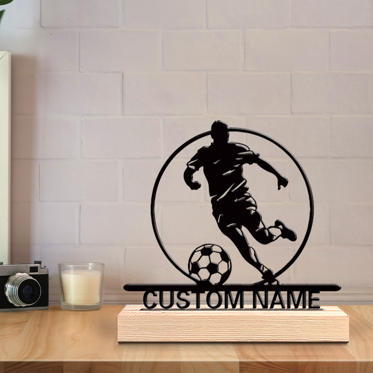 รูปปั้นนักฟุตบอลโลหะสั่งทำพร้อ - Home Office Design บทวิจารณ์และราคา