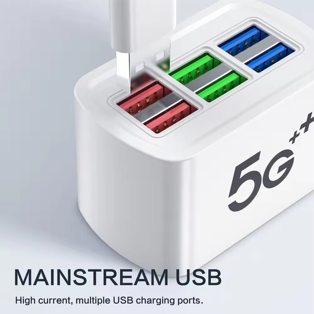 Elough 6 USB Charger Power Str - Power Strip Desk บทวิจารณ์และราคา
