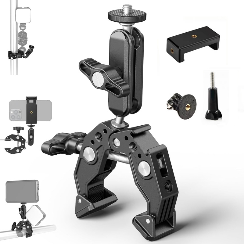 ตัวหนีบอเนกประสงค์อะลูมิเนียมพ - Monitor Arm Dual บทวิจารณ์และราคา