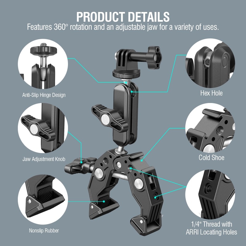 ตัวหนีบอเนกประสงค์อะลูมิเนียมพ - Monitor Arm Dual บทวิจารณ์และราคา