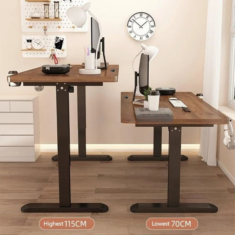โต๊ะทำงานปรับระดับความสูงด้วยร - Home Office L Shaped Desk บทวิจารณ์และราคา