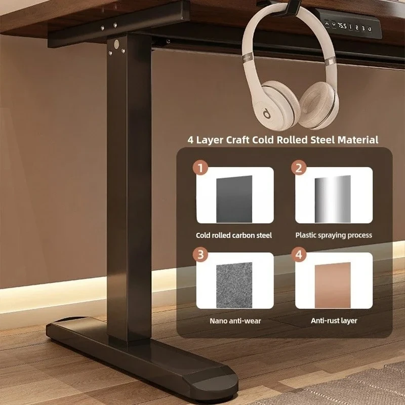 โต๊ะทำงานปรับระดับความสูงด้วยร - Home Office L Shaped Desk บทวิจารณ์และราคา