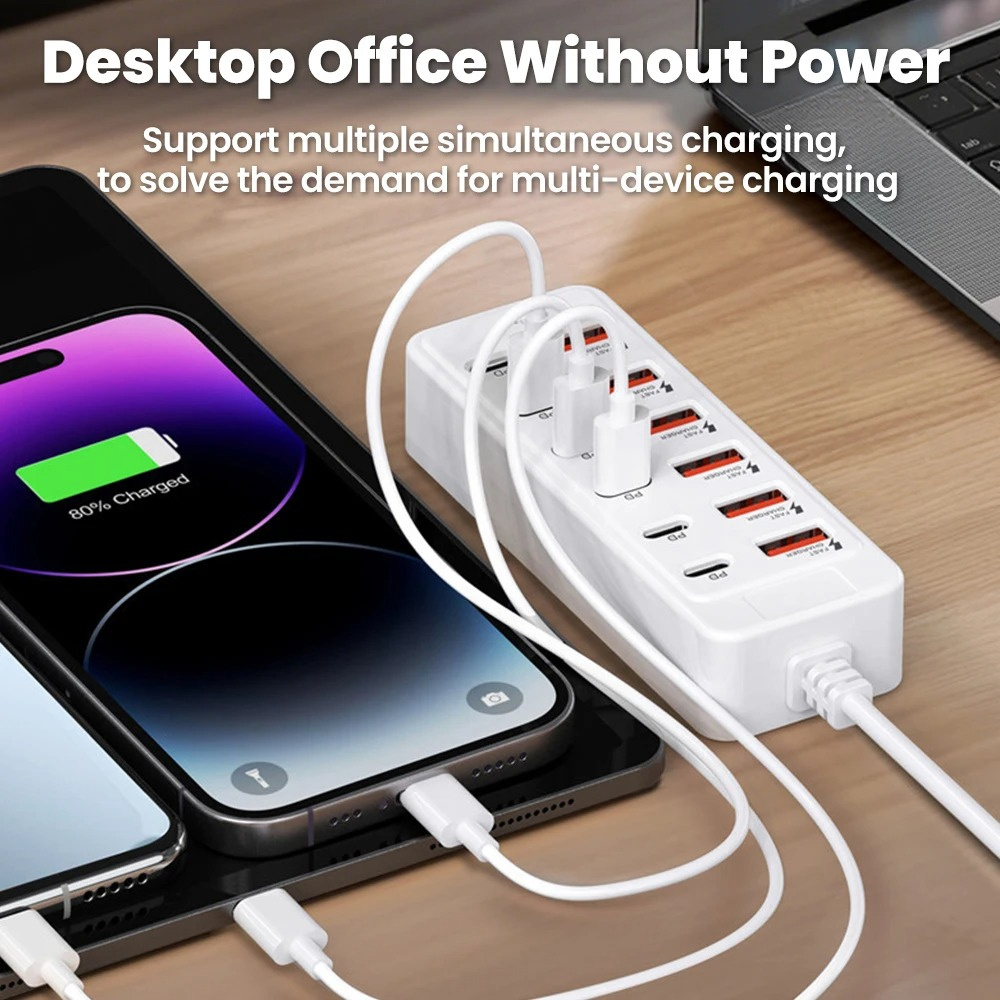เครื่องชาร์จ USB 12 พอร์ต ประเ - Power Strip Desk บทวิจารณ์และราคา