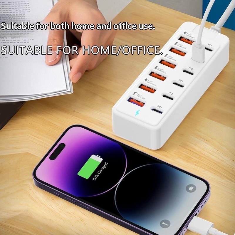 ปลั๊กไฟ 12 in 1 พร้อมพอร์ต USB - Power Strip Desk บทวิจารณ์และราคา