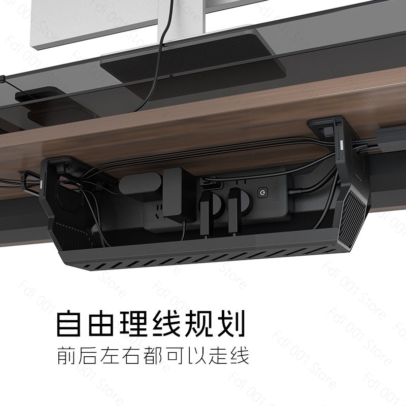 กล่องจัดเก็บสายไฟใต้โต๊ะ ไม่ต้ - Power Strip Desk บทวิจารณ์และราคา