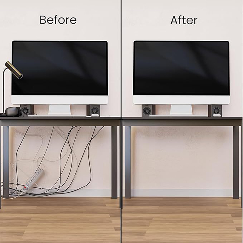 ถาดจัดเก็บสายไฟใต้โต๊ะ ขนาด 40 - Power Strip Desk บทวิจารณ์และราคา