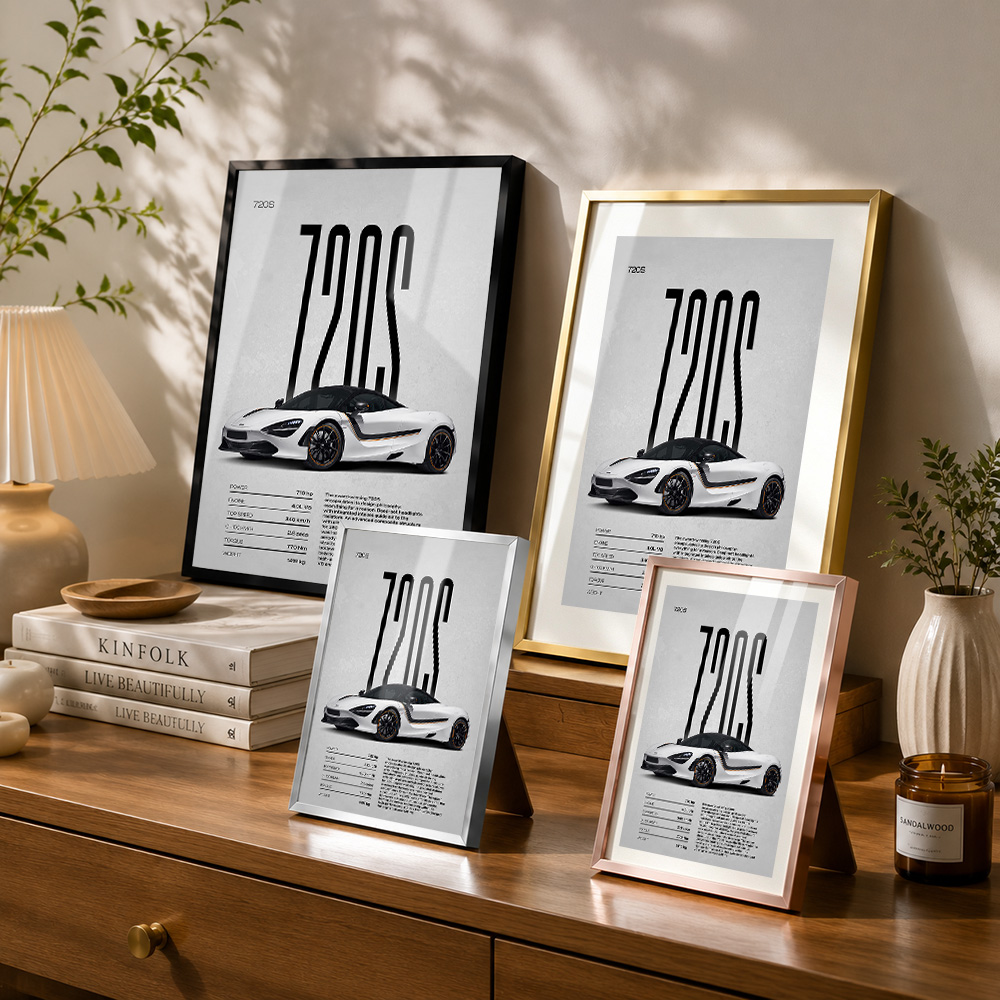 โปสเตอร์โลหะกรอบรูปรถยนต์ 720S - Home Office United Kingdom บทวิจารณ์และราคา